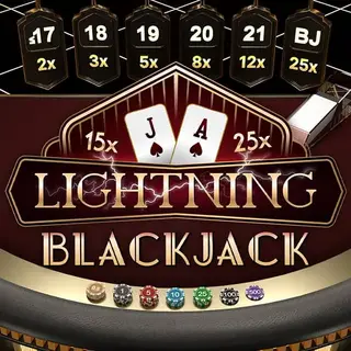 Lightning Blackjack od Evolution